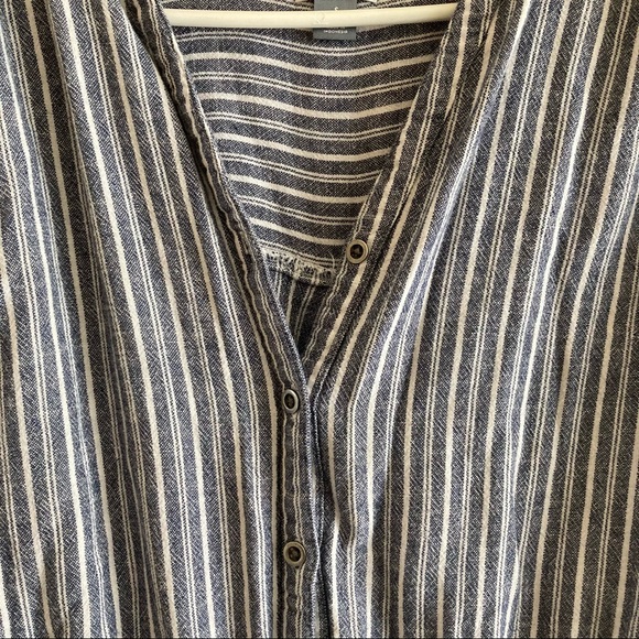 Old Navy Gingham Striped Button-down Romper - Picture 5 of 13